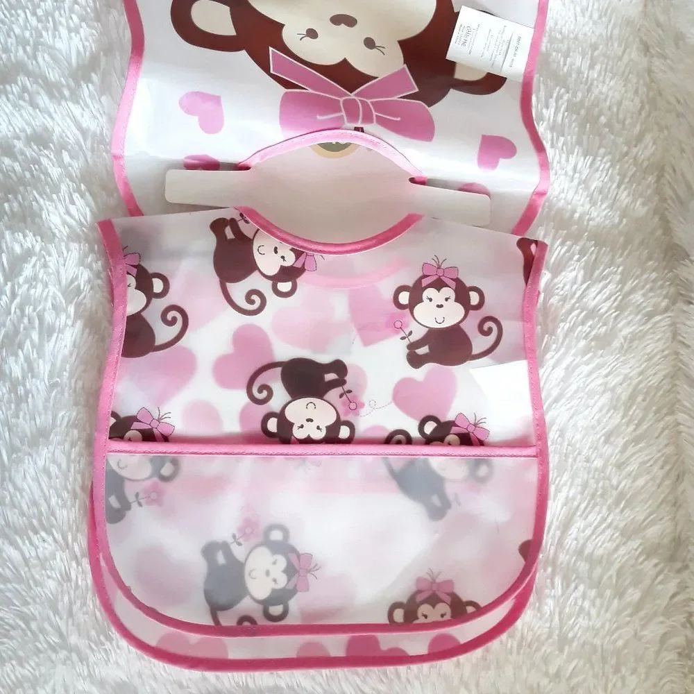 Little Me 3 pk - Toddler Bibs with Crumb Catcher ~ NEW!!!